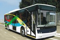 Гібридний луцький автобус «Богдан А70522» оглядають у Москві