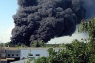Вночі горів Дубенський завод гумових виробів