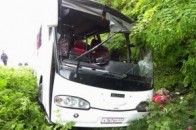 Заарештовано водія автобуса, що розбився з російськими прочанами