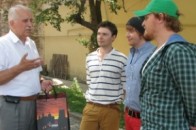 Кравчук зустрівся з братами Сафроновими, які знімають у Луцьку сюжет для шоу «Україна чудес-3»