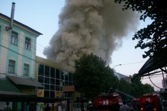 У Рівному ледь не згорів центральний ринок