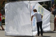 Кравчук запевняє, що відсутність агітаційних наметів не перепона для мирних зібрань лучан