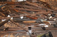 На Волині зброю переплавили на казани