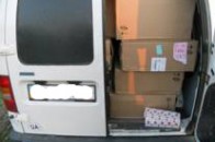У Ягодині затримали величезну партію контрабандних цигарок