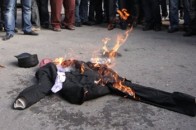 На Волині палитимуть опудало депутата