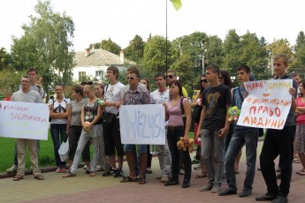 У Луцьку відбувся «останній мирний протест»?