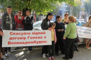 Волинська прокуратура збирається поновити житлові права мешканців, яких Голєва виселяє з гуртожитку
