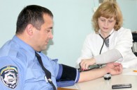Луцькі ДАІшники долучилися до акції здачі крові постраждалим у ДТП