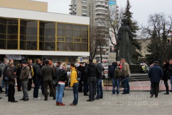 У Луцьку скромно відзначили 8-му річницю Помаранчевої революції