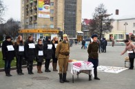 В Луцьку пройшов флеш-моб в пам'ять жертв голодоморів