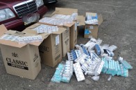 Волинські правоохоронці вилучили контрабандні горілку ти сигарети на понад 300 тисяч гривень