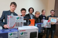 Фонд Ігоря Палиці подарував луцькій школі нову оргтехніку