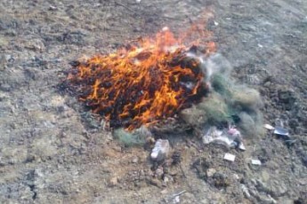 Волинські рибоохоронці спалили 6 км браконьєрських сіток