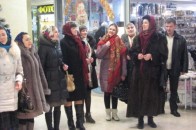 До луцького ЦУМу завітали колядники