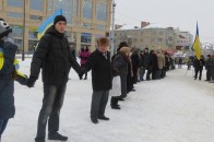 Лучани відзначили День Соборності, традиційно об`єднавшись у 