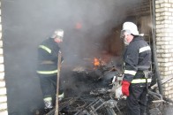 На Волині знову гасили автомобіль