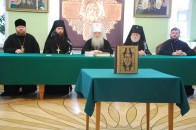 Волинське духовенство презентували у Москві факсимільне видання Луцького Євангелія