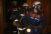 Волинські пожежники загасили умовну пожежу в піцерії