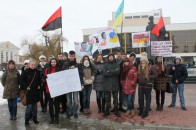 У Луцьку відбулась акція до третьої річниці правління Януковича
