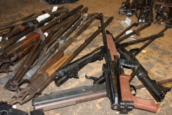 Правоохоронці знищили 118 одиниць зброї та понад 3 тисячі набоїв, вилучених у волинян