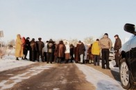 Протестуючі працівники «Волиньторфу» перекрили трасу міжнародного значення Київ-Ковель-Ягодин