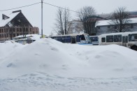 59 автобусних рейсів на Волині відмінили через замети та бездоріжжя