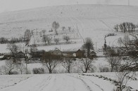 Волинським надзвичайникам довелось рятувати з засніженого села жінку, якій стало зле