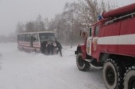 На Волині пасажирам рейсового автобусу довелось через негоду ночувати у лікарні