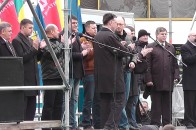 У Луцьку пройшов багатотисячний мітинг прихильників опозиційних сил України