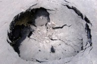 На оглядовому майданчику «Панорама Луцька» провалився асфальт