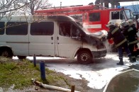 На одній з вулиць Луцька загорівся автомобіль