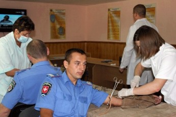 Волинські курсанти стали донорами крові