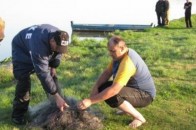 На Волині затримали двох чоловіків, які незаконно ловили рибу сітями