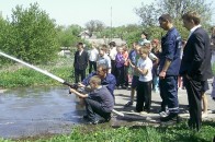 Учні однієї з волинських шкіл приборкували пожежу