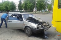У Луцьку авто протаранило маршрутку