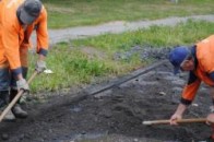 У Луцьку на вулиці просідає асфальт, а комунальники його лише «маскують»