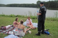 Волинські рятувальники навчали громадян правил безпечної поведінки на воді