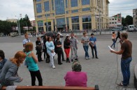 Луцькі поети втретє вийшли на площу просто неба читати вірші
