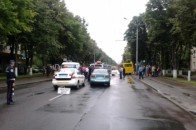 Просто в центрі Луцька Audi «поцілувала» маршрутку