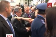 Коморовський просить не надавати яєчному інциденту у Луцьку «особливого значення»