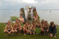 Як луцькі дітлахи відсвяткували на Світязі свято Нептуна