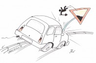 На Волині чоловік поцупив авто і одразу врізався в перше ж дерево