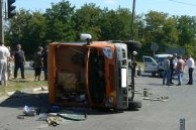 ДТП у Кіровограді: автобус з 13 пасажирами зіткнувся з легковиком