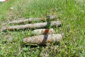 На Волині знешкодили артилерійські снаряди та гранату часів Великої Вітчизняної Війни