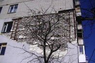 У Луцьку через приватизацію університетського гуртожитка мешканцям доведеться самотужки ремонтувати фасад