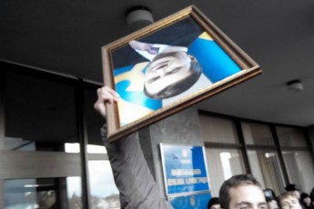 Активістів, які блокували приміщення Волинської обласної ради, у прокуратурі обіцяють притягнути до відповідальності