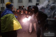 На столичному Євромайдані за ніч заарештували трьох активістів та спіймали «тітушок»