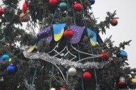 Новорічну ялинку на Волині прикрасили символікою ЄС