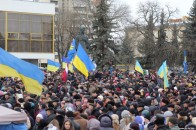 Євромайдан у Луцьку вимагає масових звільнень