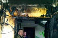 Активістці Євромайдану підпалили двері квартири.ФОТО